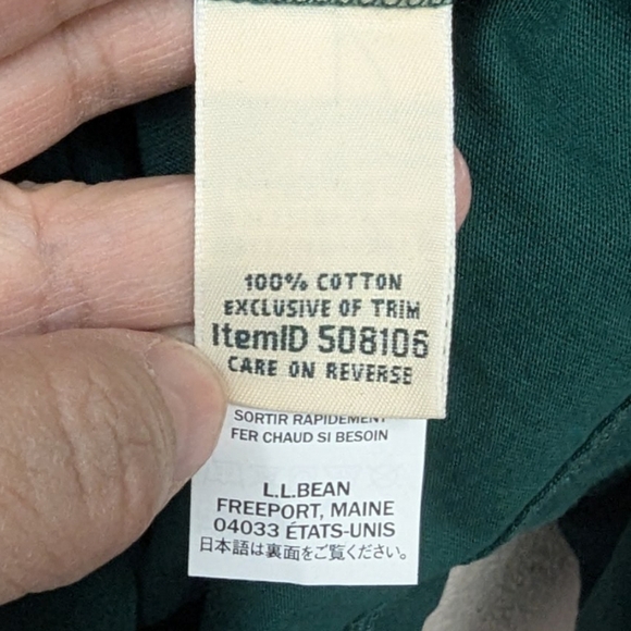 L. L. Bean size 2XLT turtle neck NWT in hunter green - Picture 4 of 13
